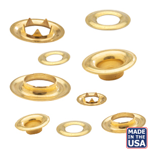 20 Brass Decorative 3 Inch Grommets in 7 Colors. Grommet Press Required to  Install Grommets